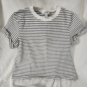 COS Monochrome Striped Tee